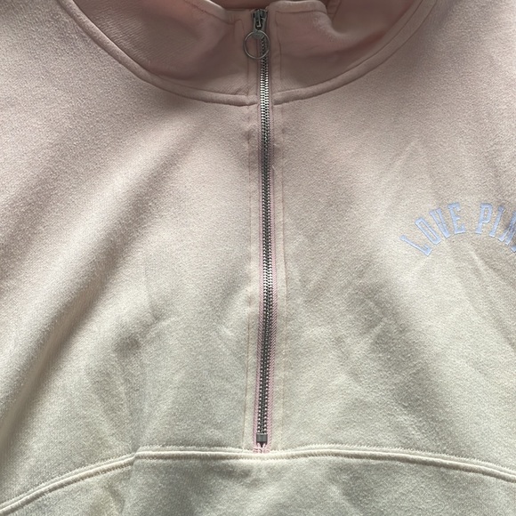 EUC - PINK Victoria Secret 3 quarter zip sweater - Picture 7 of 7